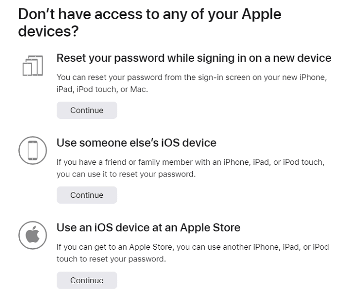 More Ways to Change Apple ID