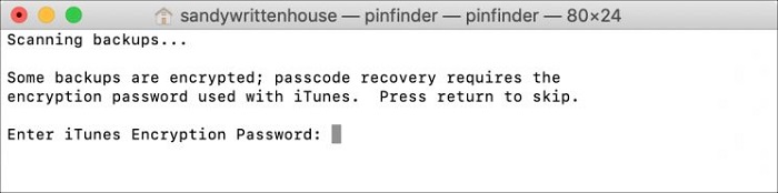 Recover Screen Time passcode with Pinfinder