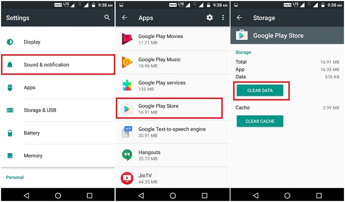 Remove Parental Controls passcode in Google Play