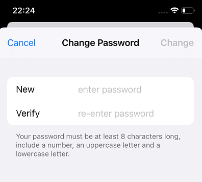 Reset Apple ID password on iPhone - 1