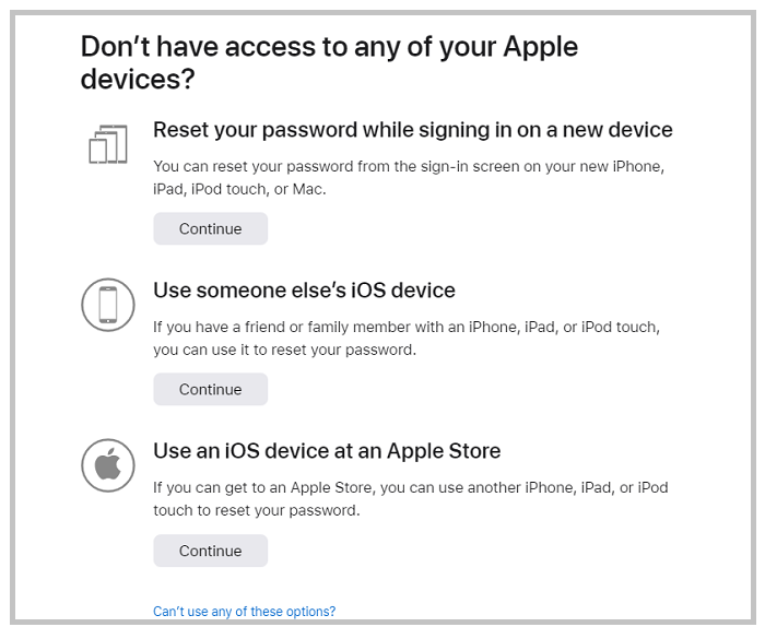Recover Apple ID