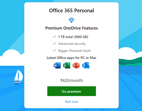 onedrive backup pc