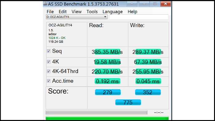 as ssd benchmark