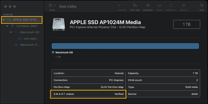 check disk on mac