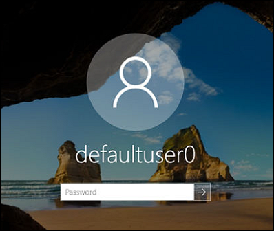 defaultuser0 password