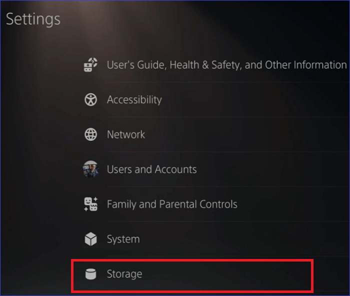 ps5 interface