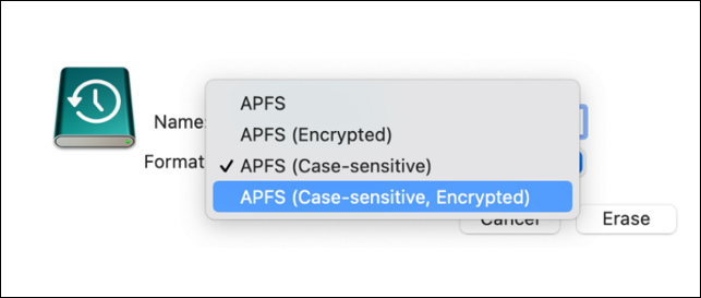 time machine file format