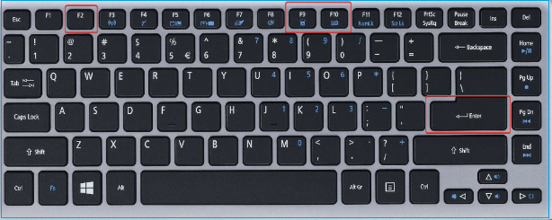 press keys