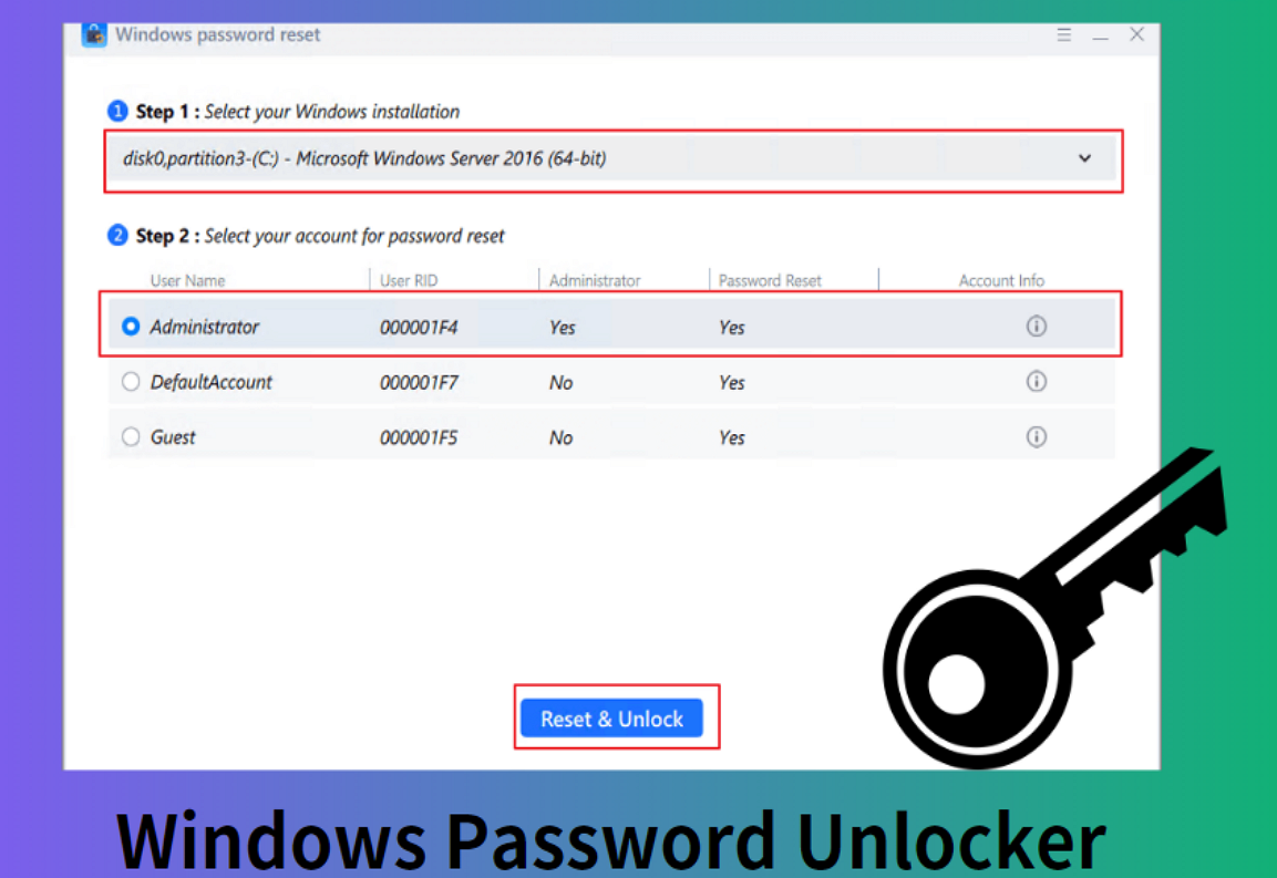 windows password unlocker