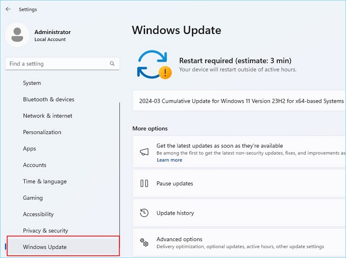 windows update fix