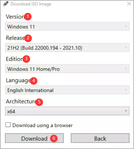 download ISO Image