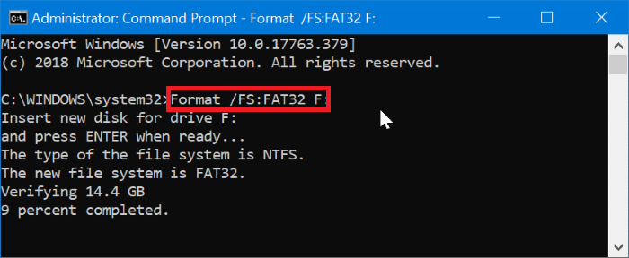 fat32 file system format