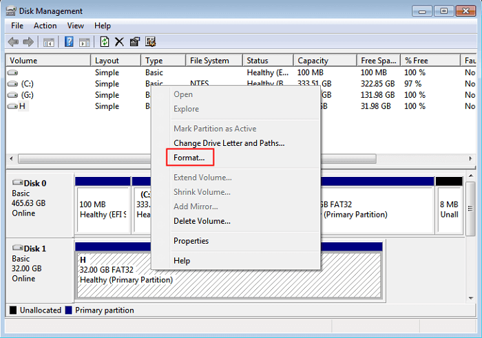 use disk management