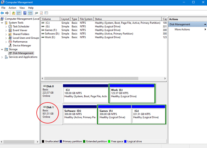missing space on a hard drive
