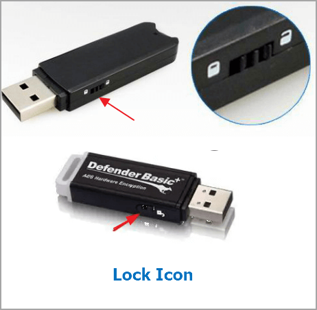 lock icon usb