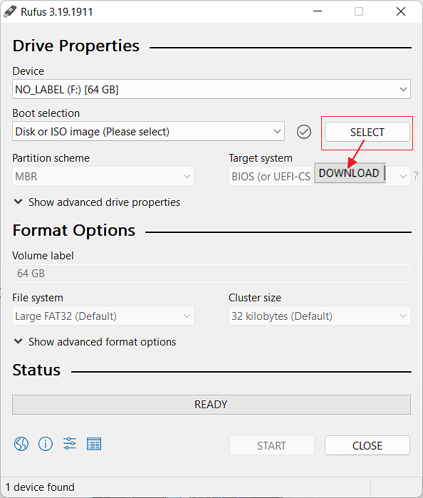 rufus interface