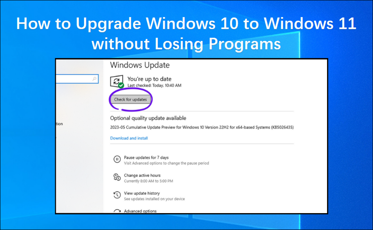 upgrade to windows 11
