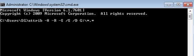 how to open hidden files in pen drive