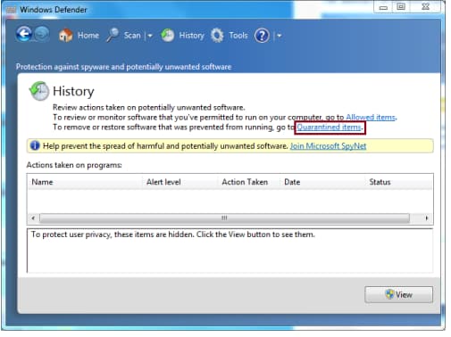 recover antivirus deleted files