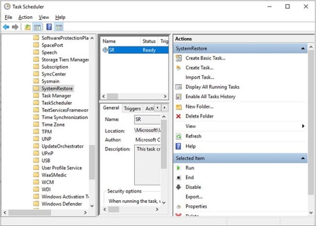 how do i recover lost system restore points
