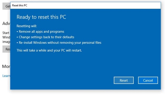 recover files after windows reset