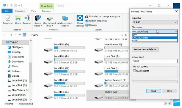 how to recover raw sd card using cmd