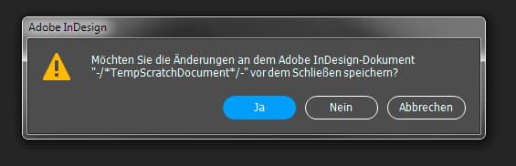 recover unsaved indesign file