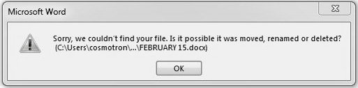 recover 0 byte Word document