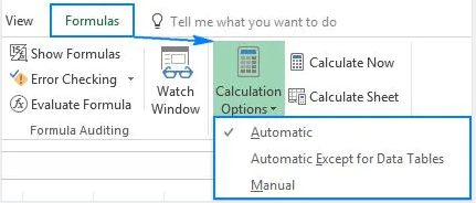 set calculation to manual to repair corrupted macro enabled excel file