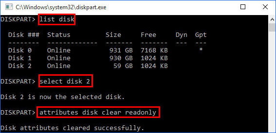 Remove write protection from SanDisk SD card