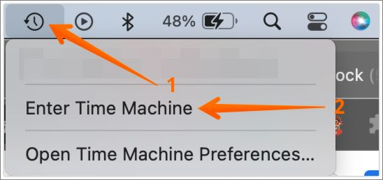 click-on-enter-time-machine-mode