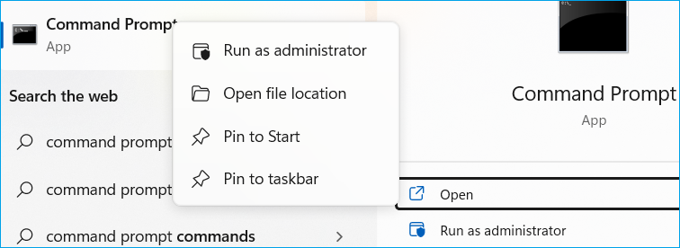 command prompt