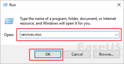 Open Windows service panel.