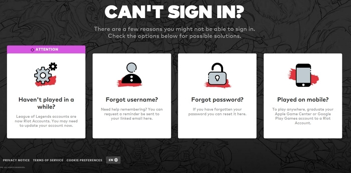 Recover Riot/League of Legends Without Password