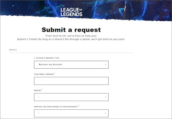 Recover League of Legends Account Without Email