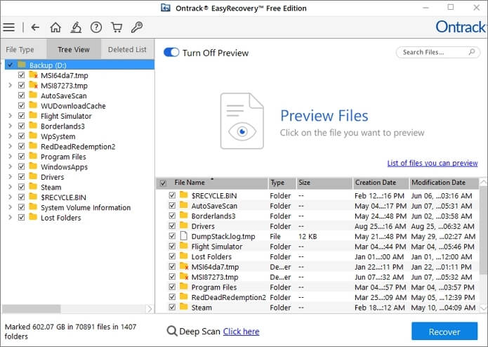 recover with ontrack easy recovery