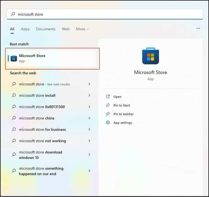 find microsoft store
