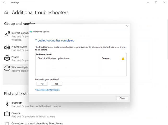 run Windows Update Troubleshooter on Windows 11 - 4