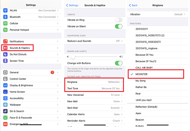 How to set ringtone on iPhone
