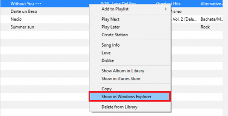 Show in Windows Explorer