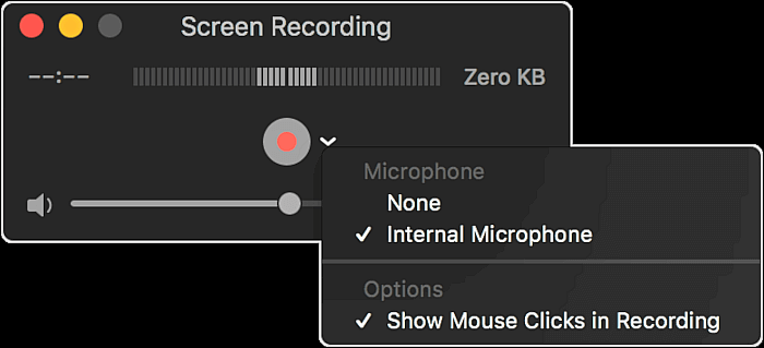Record screen and microphone on Mac