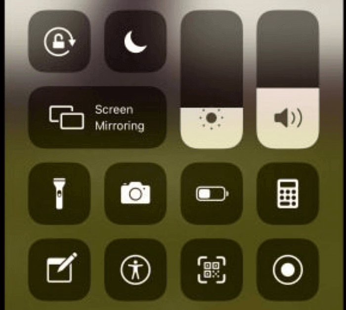 iphone screen record button