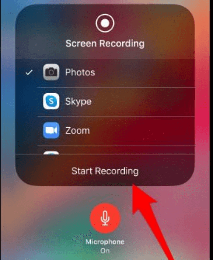iphone screen record voice