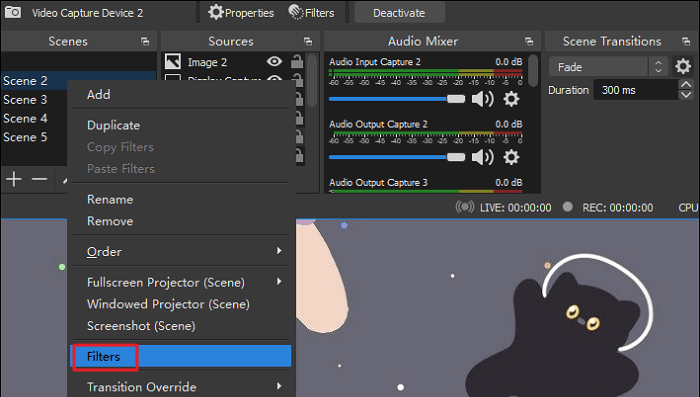obs filters for green screen