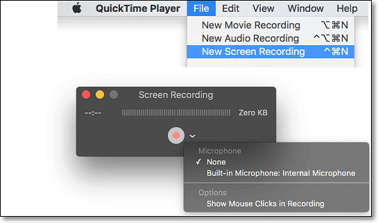 YouTube recording software - QuickTime Player