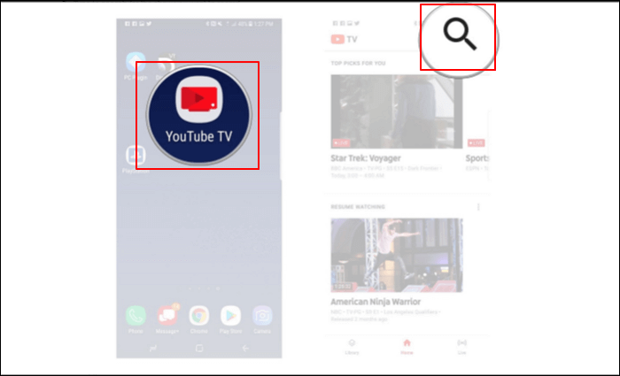 record youtube tv 1