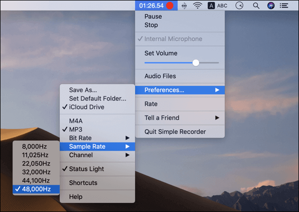simple recorder for mac