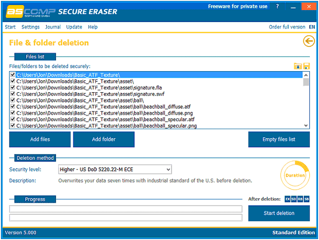 Secure Eraser