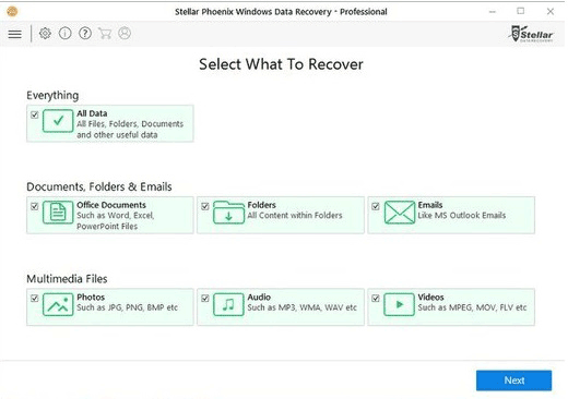 Stellar Data Recovery