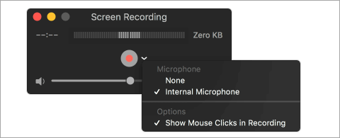 record screen on Mac using QuickTime Player